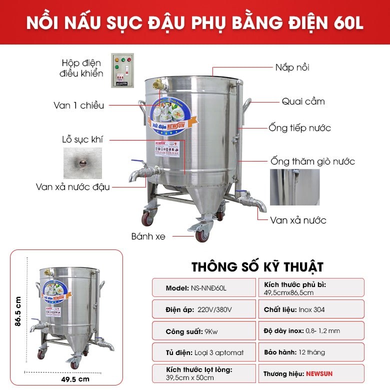 Cấu tạo và thông số kỹ thuật