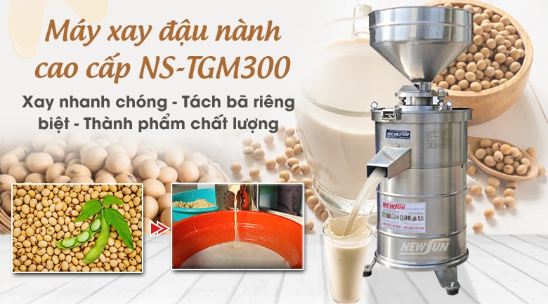 Hình ảnh thiết bị máy xay đậu nành 350kg