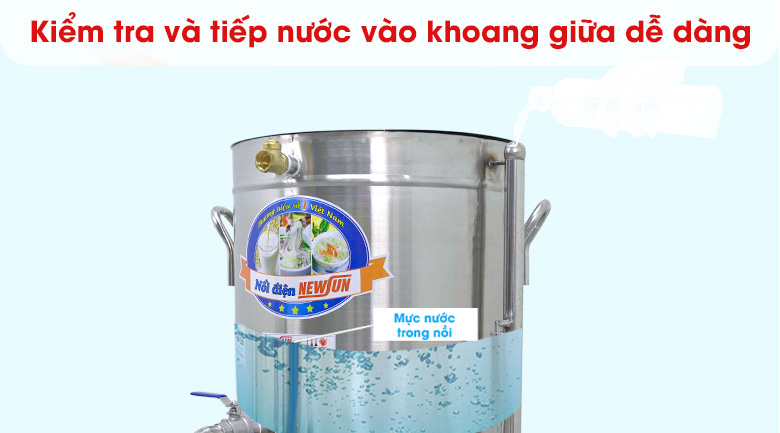 Ống thăm dò mực nước, ống tiếp nước