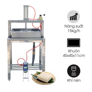 Máy ép đậu hũ bằng khí nén