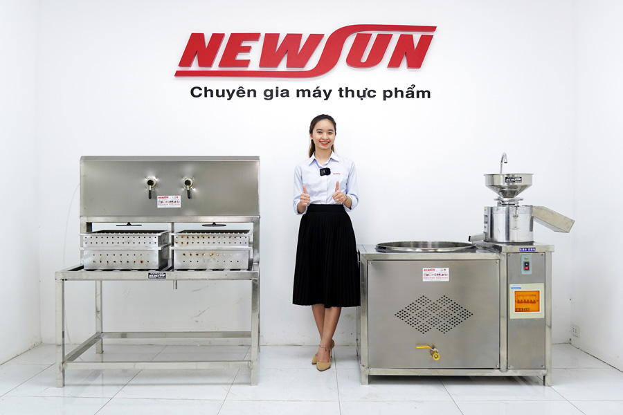 Hình ảnh trực quan máy làm đậu hũ 200kg Hình ảnh trực quan máy làm đậu hũ 200kg