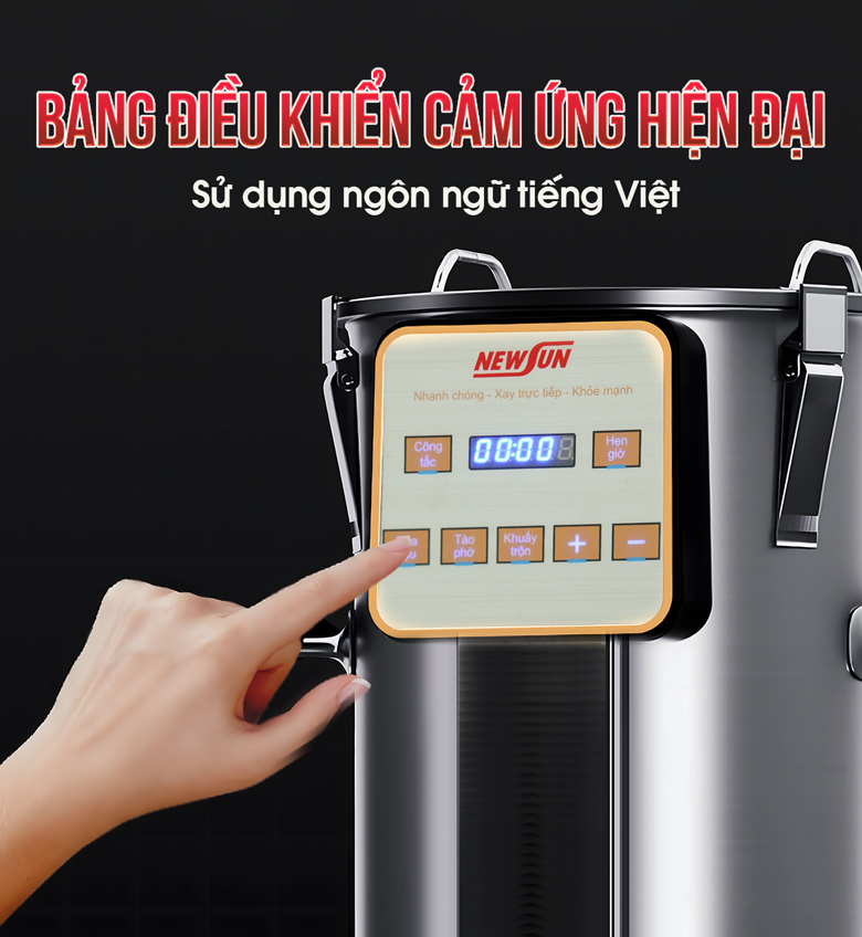 Bảng điều khiển tiếng Việt cảm ứng dễ sử dụng Bảng điều khiển tiếng Việt cảm ứng dễ sử dụng