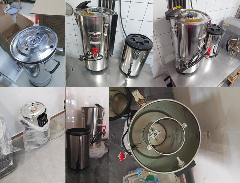 Khách hàng sử dụng máy xay nấu sữa đậu nành 9136FS-S15L trong thực tế Khách hàng sử dụng máy xay nấu sữa đậu nành 9136FS-S15L trong thực tế