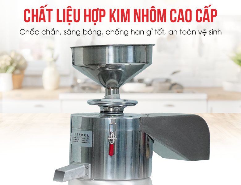 Máy xay chế tạo từ hợp kim nhôm cao cấp Máy xay chế tạo từ hợp kim nhôm cao cấp