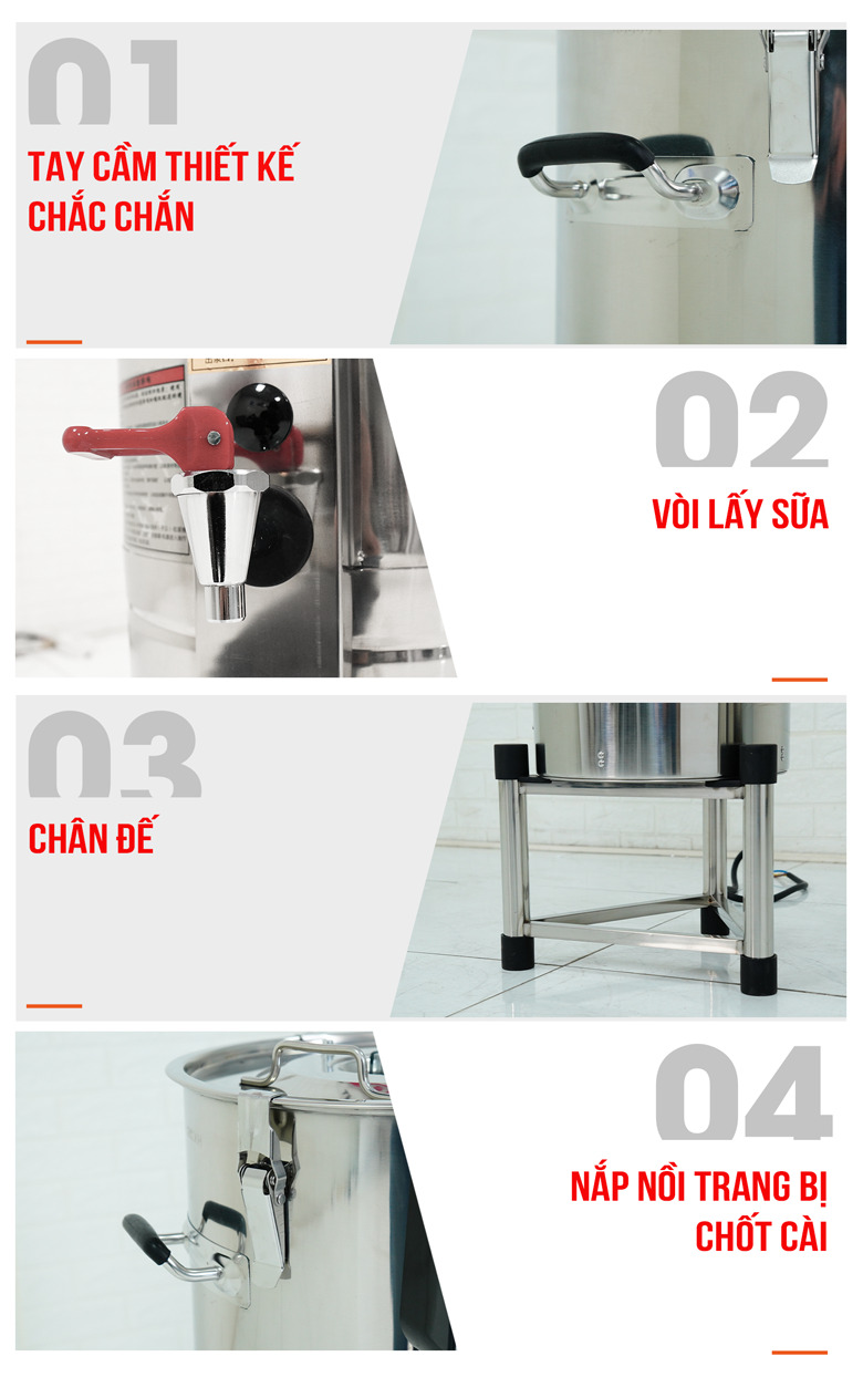 Thiết kế tối ưu cho vận hành và vệ sinh