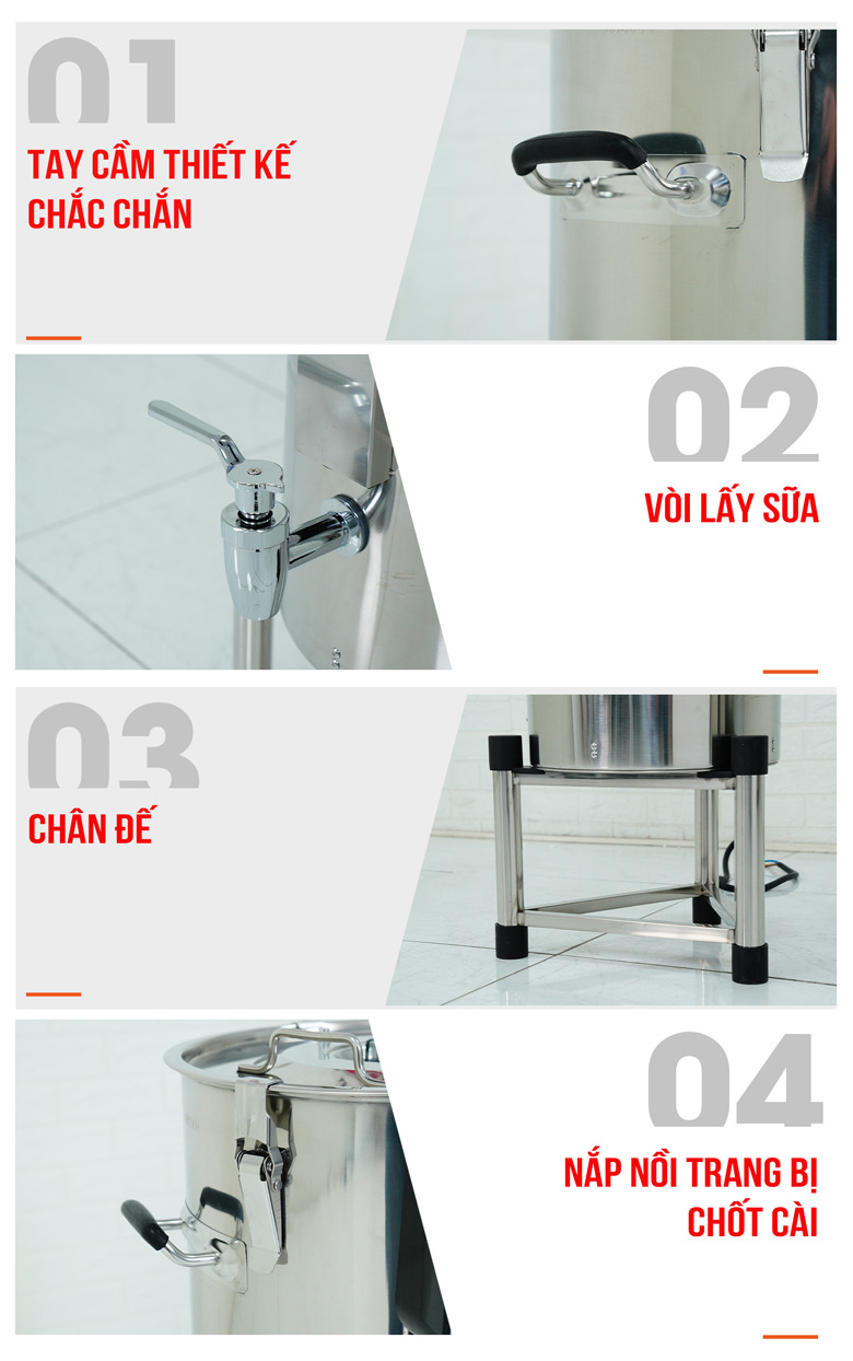 Thiết kế tối ưu cho vận hành và vệ sinh