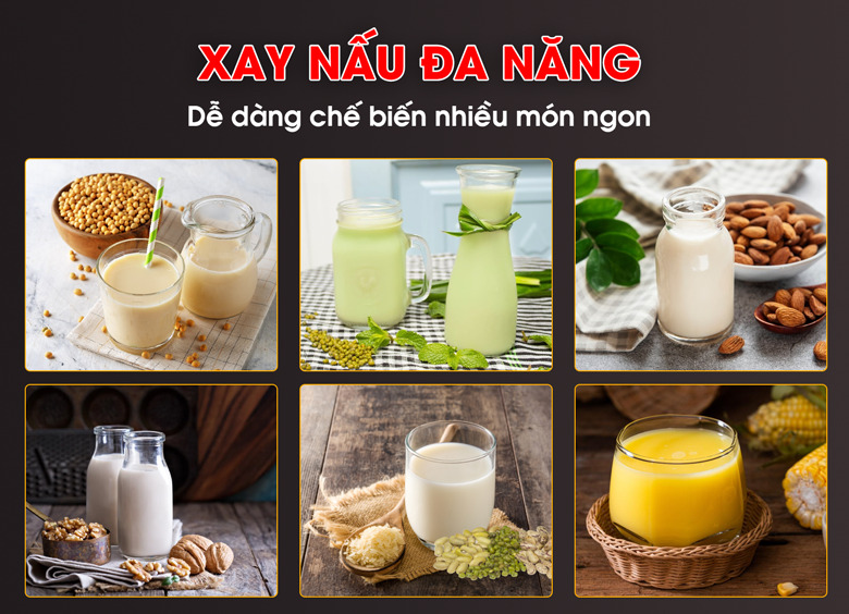 Xay nấu đa năng nhiều loại sữa
