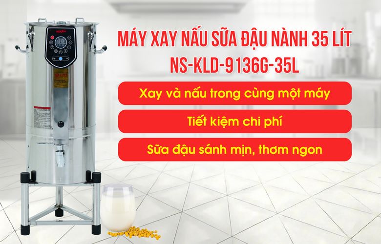 Máy xay nấu sữa đậu nành 35 lít KLD-9136G-35L