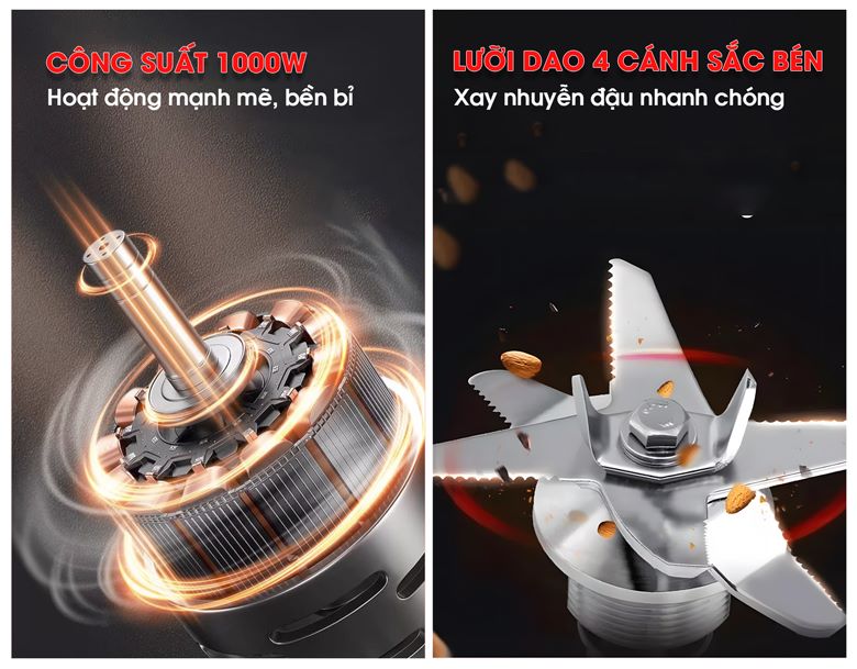 Xay sữa đậu nành sánh mịn, nhanh và tiện