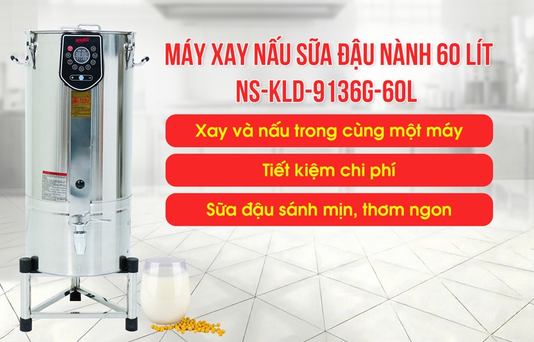 Máy xay nấu sữa đậu nành 60 lít KLD-9136G-60L