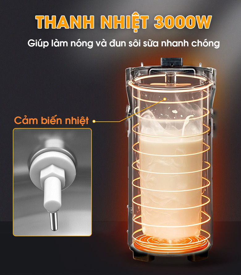 Thanh nhiệt công suất 3000W ổn định